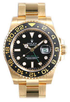 Rolex GMT Master II Series Mens Automatic 18kt Yellow Gold Wristwatch 116718-BKSO Rolex GMT Master II Series Mens Automatic 18kt Yellow Gold Wristwatch 116718-BKSO