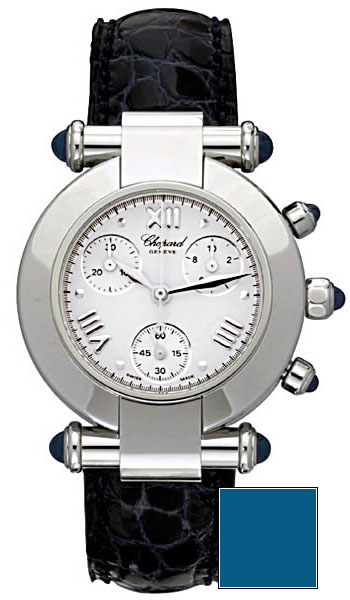Chopard Imperiale Series Chronograph Quartz Watch 388378-23 in Blue Chopard Imperiale Series Chronograph Quartz Watch 388378-23 in Blue