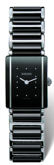 Rado Integral Series Scratch Resistant Ceramic Quartz Ladies Watch R20488162 in Black Rado Integral Series Scratch Resistant Ceramic Quartz Ladies Watch R20488162 in Black
