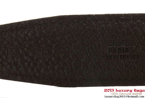Hermes 43mm Calf Leather Belt HB108-18 Hermes 43mm Calf Leather Belt HB108-18