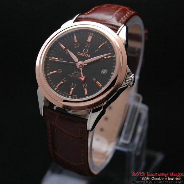 OMEGA DE VILLE Automatic Chronometer Red Gold on Brown Leather Strap OM77212 OMEGA DE VILLE Automatic Chronometer Red Gold on Brown Leather Strap OM77212