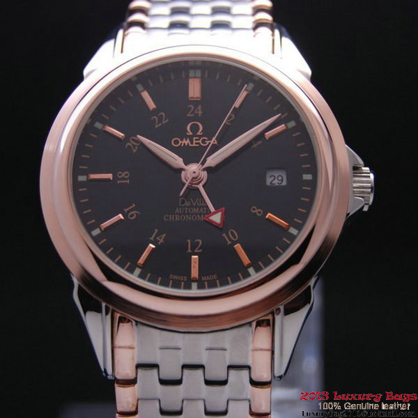 OMEGA DE VILLE Automatic Chronometer Red Gold on Steel Strap OM77215 OMEGA DE VILLE Automatic Chronometer Red Gold on Steel Strap OM77215
