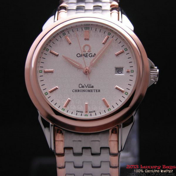 OMEGA DE VILLE Chronometer Red Gold on Steel Strap OM77317 OMEGA DE VILLE Chronometer Red Gold on Steel Strap OM77317