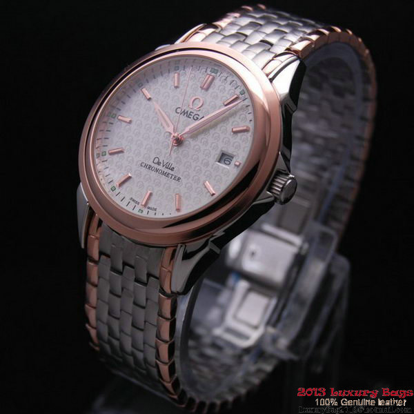 OMEGA DE VILLE Chronometer Red Gold on Steel Strap OM77317 OMEGA DE VILLE Chronometer Red Gold on Steel Strap OM77317