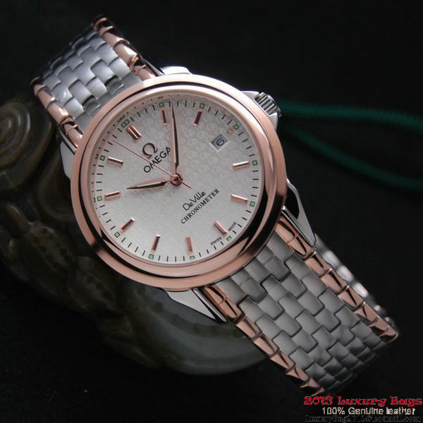 OMEGA DE VILLE Chronometer Red Gold on Steel Strap OM77317 OMEGA DE VILLE Chronometer Red Gold on Steel Strap OM77317
