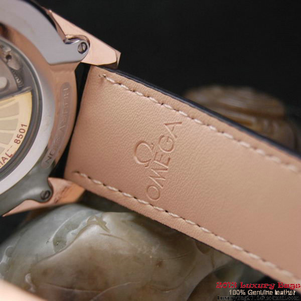 OMEGA DE VILLE Co-AXIAL CHRONOMETER Red Gold on Brown Leather Strap OM77023 OMEGA DE VILLE Co-AXIAL CHRONOMETER Red Gold on Brown Leather Strap OM77023