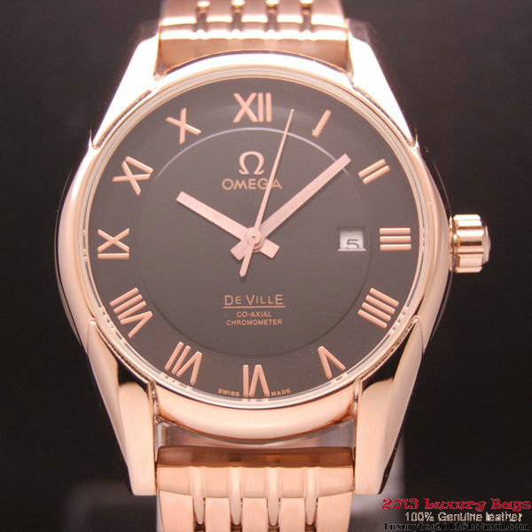 OMEGA DE VILLE Co-AXIAL CHRONOMETER Red Gold on Red Gold Strap OM77028 OMEGA DE VILLE Co-AXIAL CHRONOMETER Red Gold on Red Gold Strap OM77028