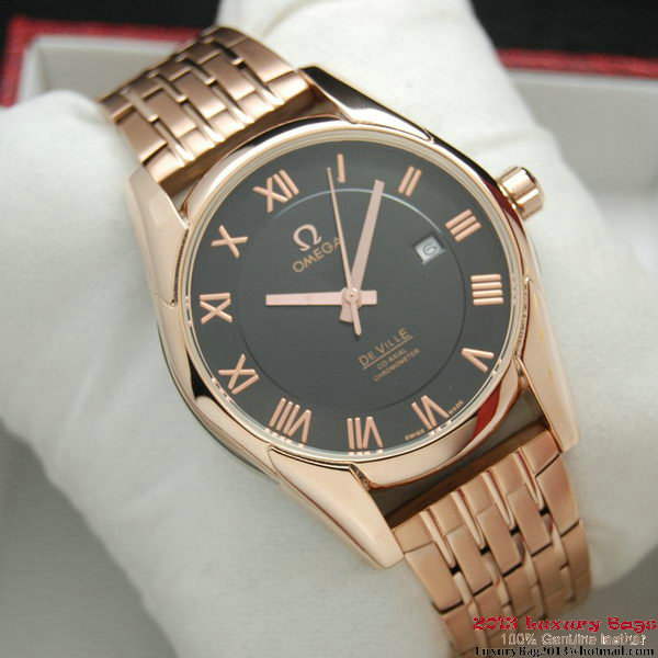 OMEGA DE VILLE Co-AXIAL CHRONOMETER Red Gold on Red Gold Strap OM77028 OMEGA DE VILLE Co-AXIAL CHRONOMETER Red Gold on Red Gold Strap OM77028