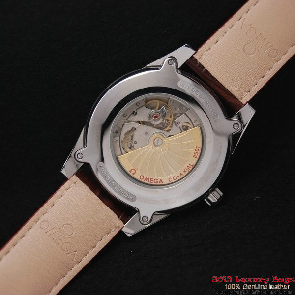 OMEGA DE VILLE Co-AXIAL CHRONOMETER Steel on Black Leather Strap OM77008 OMEGA DE VILLE Co-AXIAL CHRONOMETER Steel on Black Leather Strap OM77008