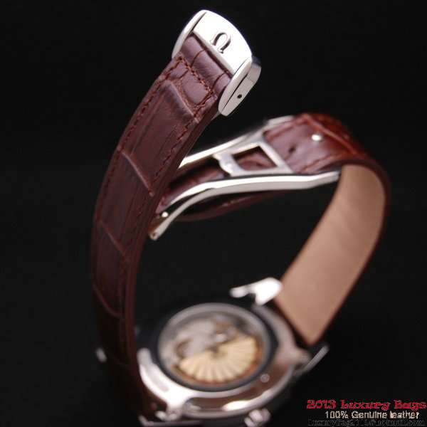 OMEGA DE VILLE Co-AXIAL CHRONOMETER Steel on Brown Leather Strap OM77001 OMEGA DE VILLE Co-AXIAL CHRONOMETER Steel on Brown Leather Strap OM77001