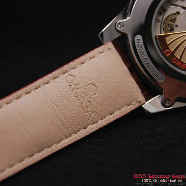 OMEGA DE VILLE Co-AXIAL CHRONOMETER Steel on Brown Leather Strap OM77001 OMEGA DE VILLE Co-AXIAL CHRONOMETER Steel on Brown Leather Strap OM77001
