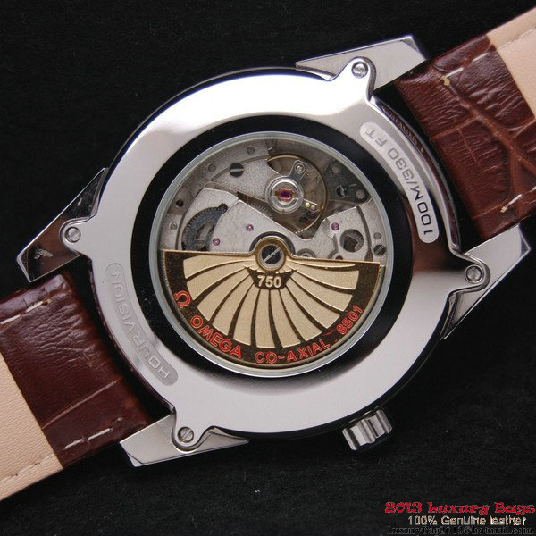 OMEGA DE VILLE Co-AXIAL CHRONOMETER Steel on Brown Leather Strap OM77005 OMEGA DE VILLE Co-AXIAL CHRONOMETER Steel on Brown Leather Strap OM77005
