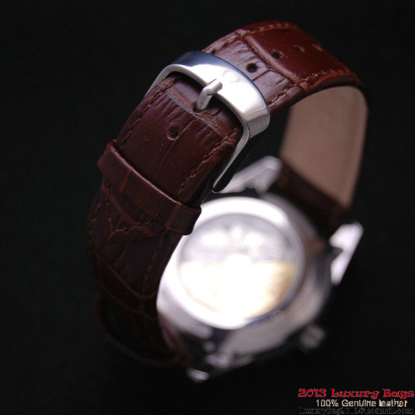 OMEGA DE VILLE Co-AXIAL CHRONOMETER Steel on Brown Leather Strap OM77005 OMEGA DE VILLE Co-AXIAL CHRONOMETER Steel on Brown Leather Strap OM77005