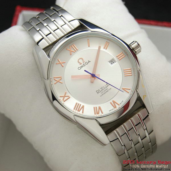 OMEGA DE VILLE Co-AXIAL CHRONOMETER Steel on Steel Strap OM77012 OMEGA DE VILLE Co-AXIAL CHRONOMETER Steel on Steel Strap OM77012
