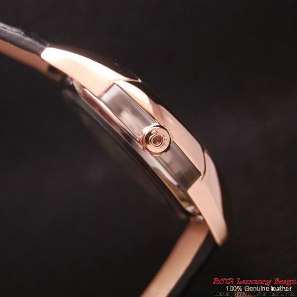 OMEGA DE VILLE HOUR VISION ANNUAL CALENDAR Red Gold on Black Leather Strap OM77120 OMEGA DE VILLE HOUR VISION ANNUAL CALENDAR Red Gold on Black Leather Strap OM77120