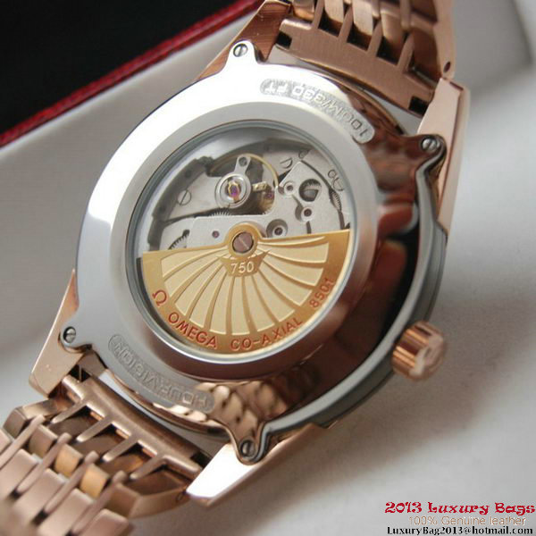 OMEGA DE VILLE HOUR VISION ANNUAL CALENDAR Red Gold on Red Gold Strap OM77129 OMEGA DE VILLE HOUR VISION ANNUAL CALENDAR Red Gold on Red Gold Strap OM77129