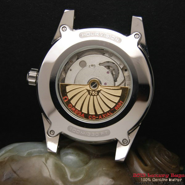 OMEGA DE VILLE HOUR VISION ANNUAL CALENDAR Steel on Brown Leather Strap OM77109 OMEGA DE VILLE HOUR VISION ANNUAL CALENDAR Steel on Brown Leather Strap OM77109