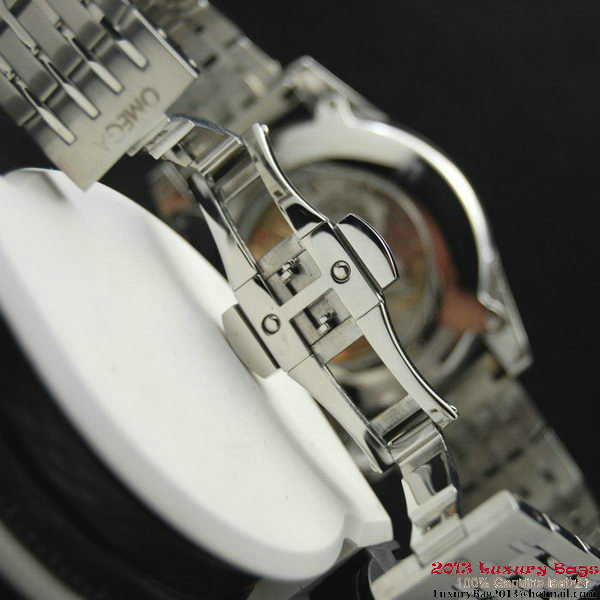 OMEGA DE VILLE HOUR VISION ANNUAL CALENDAR Steel on Steel Strap OM77117 OMEGA DE VILLE HOUR VISION ANNUAL CALENDAR Steel on Steel Strap OM77117