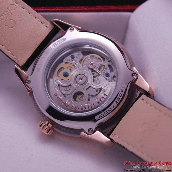 OMEGA DE VILLE Tourbillon Watches Red Gold on Black Leather Strap Om7014 OMEGA DE VILLE Tourbillon Watches Red Gold on Black Leather Strap Om7014