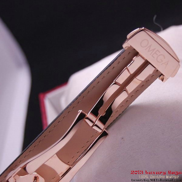 OMEGA DE VILLE Tourbillon Watches Red Gold on Black Leather Strap Om7014 OMEGA DE VILLE Tourbillon Watches Red Gold on Black Leather Strap Om7014