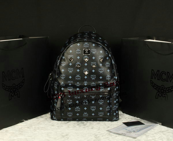 MCM Stark Backpack Jumbo in Calf Leather 8006 Black MCM Stark Backpack Jumbo in Calf Leather 8006 Black
