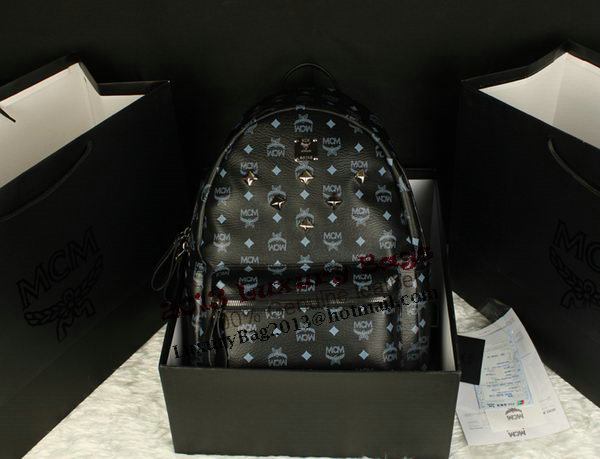 MCM Stark Backpack Jumbo in Calf Leather 8006 Black MCM Stark Backpack Jumbo in Calf Leather 8006 Black