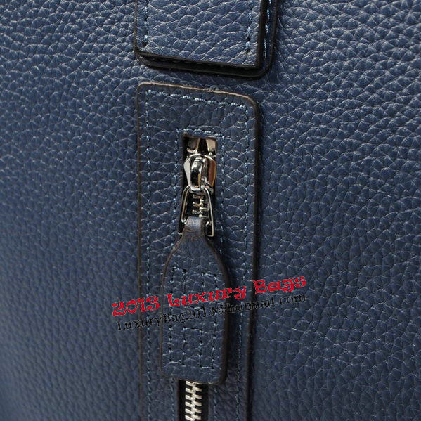 Hermes Briefcase Original Grainy Leather H8813 Royal Hermes Briefcase Original Grainy Leather H8813 Royal