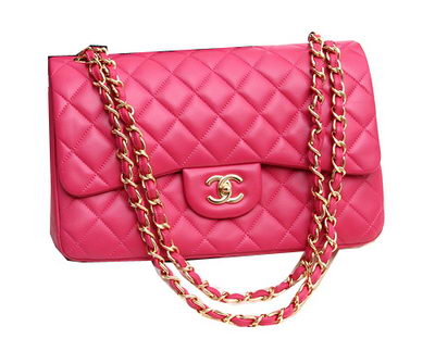 Chanel Jumbo Double Flaps Bags Original Lambskin Leather A36097 Rose