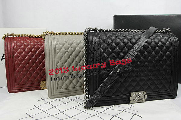 Boy Chanel Flap Shoulder Bag Original Cannage Pattern A67087 Black Boy Chanel Flap Shoulder Bag Original Cannage Pattern A67087 Black