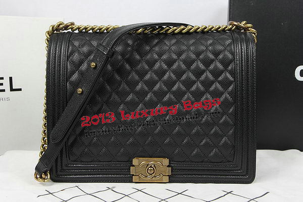 Boy Chanel Flap Shoulder Bag Original Cannage Pattern A67087 Black Boy Chanel Flap Shoulder Bag Original Cannage Pattern A67087 Black