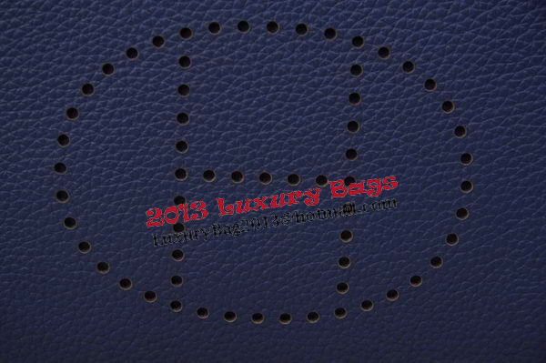 Hermes Briefcase Original Grainy Leather H8813T Royal Hermes Briefcase Original Grainy Leather H8813T Royal