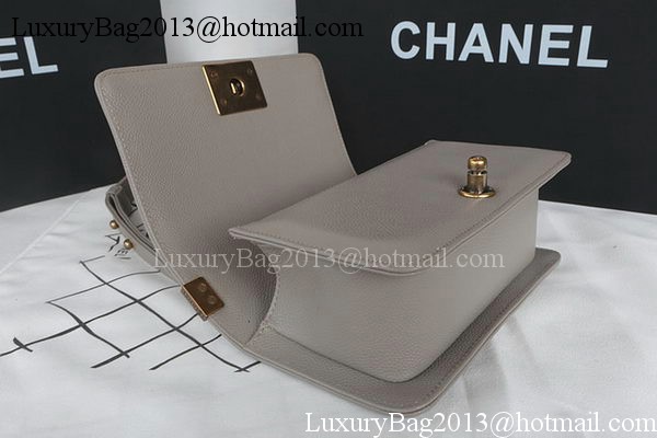 Boy Chanel mini Flap Bag Original Cannage Pattern A67085 Grey Boy Chanel mini Flap Bag Original Cannage Pattern A67085 Grey