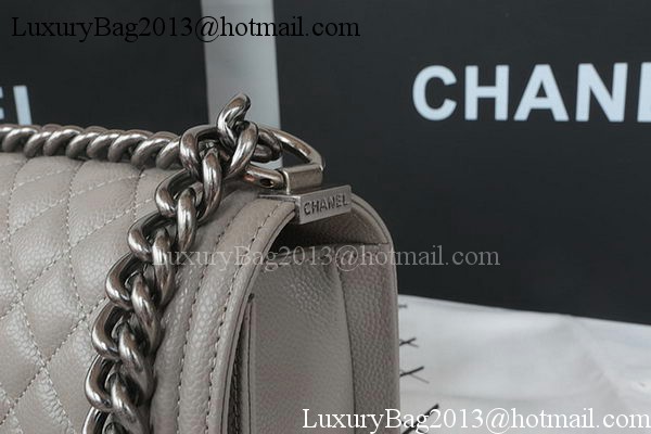 Boy Chanel mini Flap Bag Original Cannage Pattern A67085 Grey Boy Chanel mini Flap Bag Original Cannage Pattern A67085 Grey