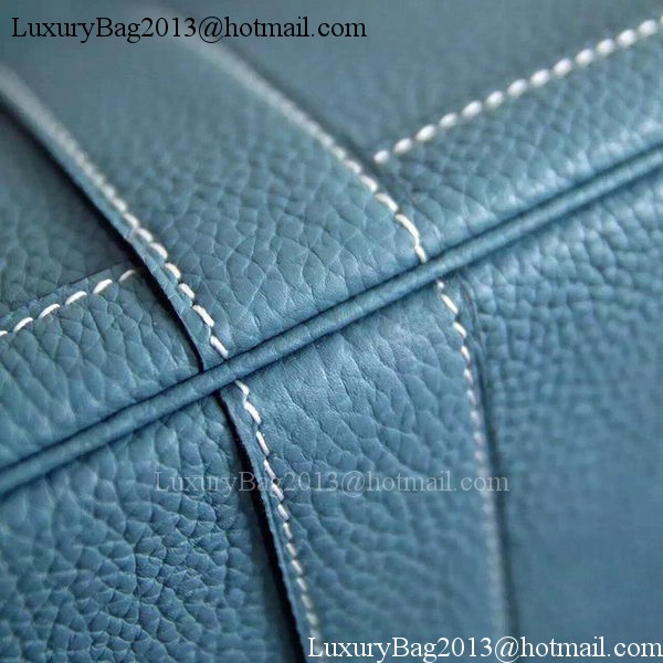 Hermes Garden Party 36cm 30cm Tote Bag Original Leather Light Blue Hermes Garden Party 36cm 30cm Tote Bag Original Leather Light Blue