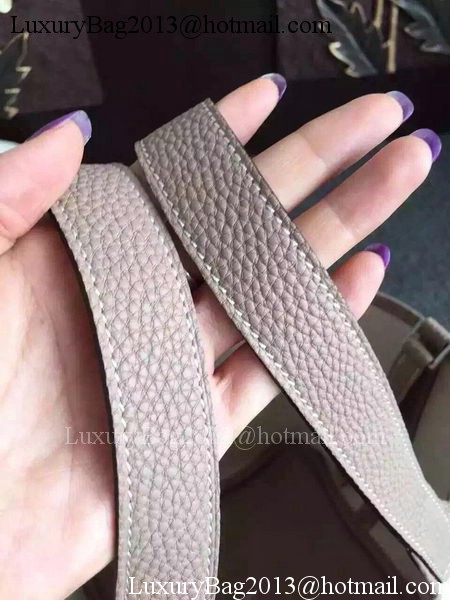 Hermes Picotin Lock 18cm Bag Canvas HPL8618T Grey Hermes Picotin Lock 18cm Bag Canvas HPL8618T Grey