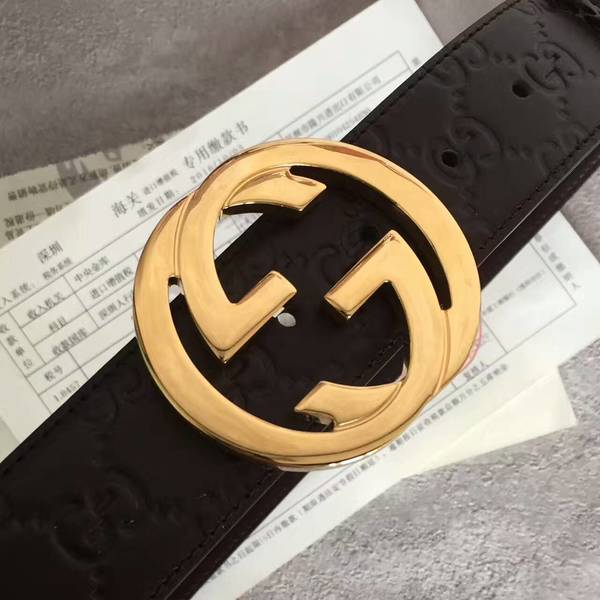 Gucci Original Calf Leather 4.0CM Belt 17419E Gucci Original Calf Leather 4.0CM Belt 17419E