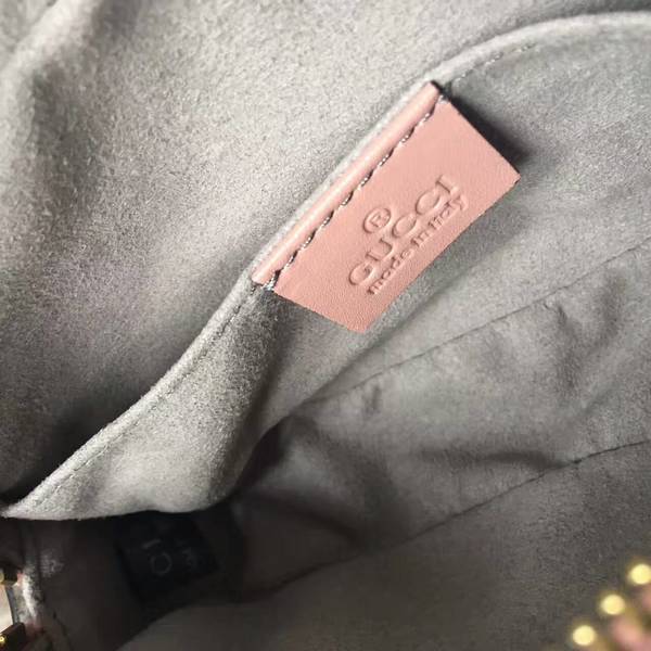 Gucci GG Marmont Quilted Leather Bag 476434 Pink Gucci GG Marmont Quilted Leather Bag 476434 Pink