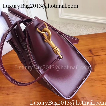 Celine Luggage Nano Tote Bag Original Leather CC3560 Wine Celine Luggage Nano Tote Bag Original Leather CC3560 Wine