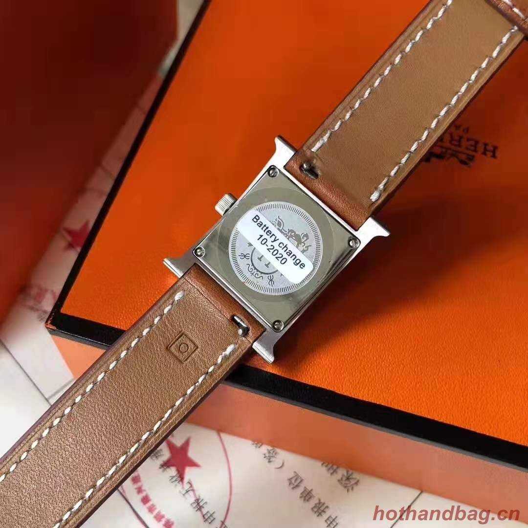Hermes Watch HM69312 Brown Hermes Watch HM69312 Brown