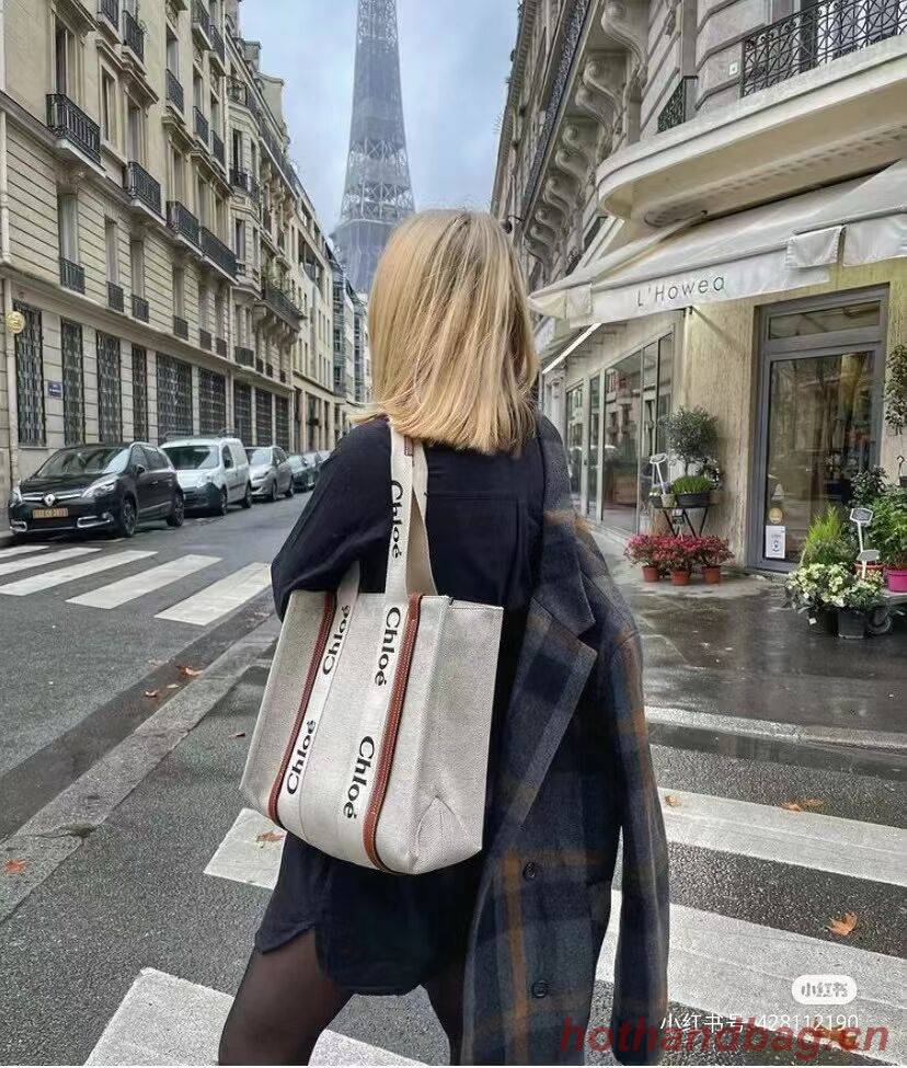 Chloe Cloth & leather 6C026 brown Chloe Cloth & leather 6C026 brown