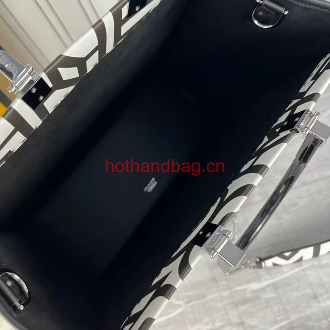 Fendi Sunshine Medium Shopper F1614 black&white Fendi Sunshine Medium Shopper F1614 black&white