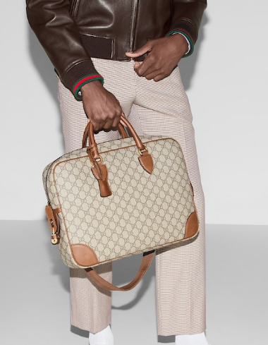 Gucci GG EMBLEM MEDIUM BRIEFCASE 821149 Brown Gucci GG EMBLEM MEDIUM BRIEFCASE 821149 Brown