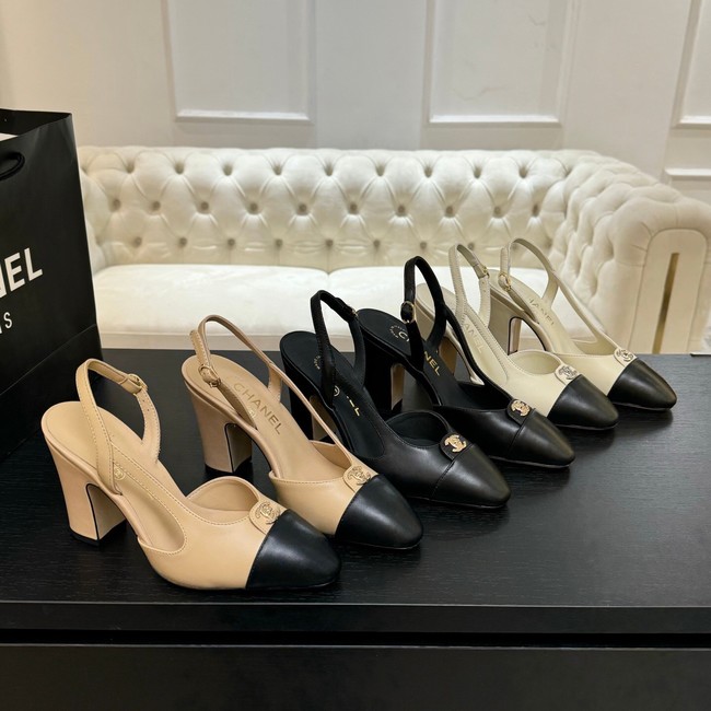 Chanel SLINGBACKS High heels 9.5CM 44976-6