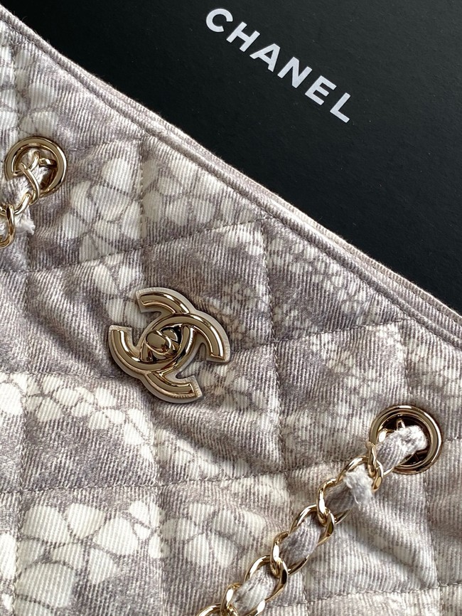 Chanel Shopping Bag AS5429 Grey & White
