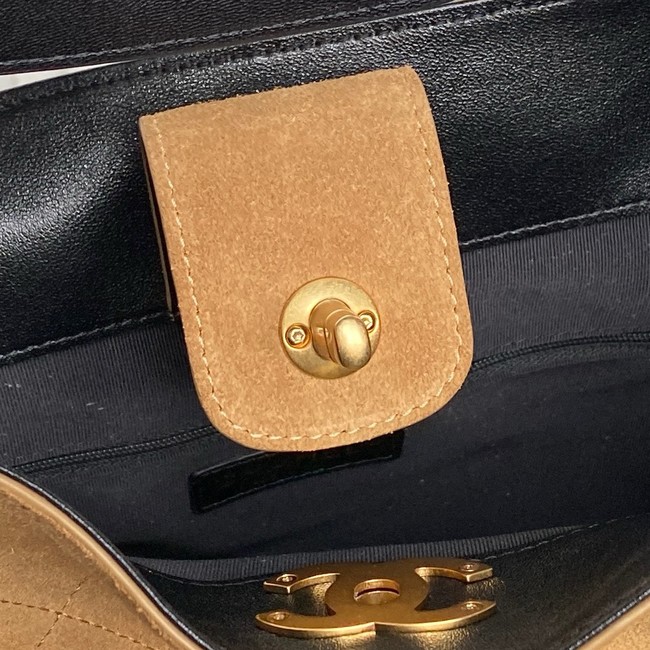 CHANEL Shopping Bag AS5634 Brown & Black