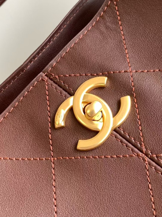 CHANEL Shopping Bag AS5434 burgundy