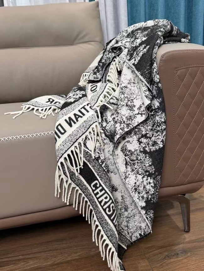 Dior Oblique Poncho Cashmere  21DOB3