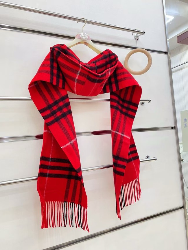 Burberry Plaid cashmere scarf KY081