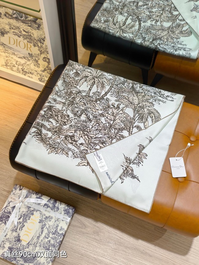 Dior Silk Twill Square Scarf KY077