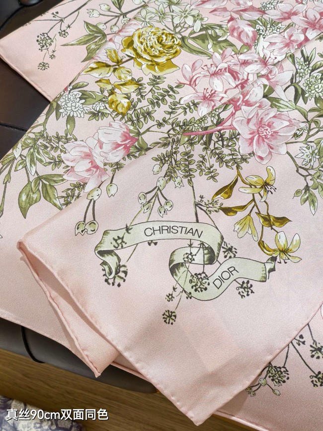 Dior Silk Twill Square Scarf KY075